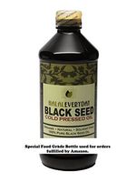 Pure Black Seed Oil (Nigella Sativa) - 8 oz - 100% Pure & Cold Pressed Black Seed - Non-GMO and Vegan - Raw & Unfiltered -100% Hexane Free, Halal Certified - Special Food Grade Plastic Bottle