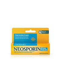 Pack of 7- Neosporin + Pain Relief Dual Action Cream.5 Oz