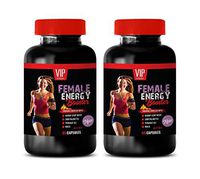 Menopause Herbs - Female Energy Booster Complex - Increase Passion - Balance Mood - Horny Goat Weed Supplement - 2 Bottle (120 Capsules)