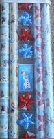 Frozen Elsa & Anna Gift Wrap Ensemble 4 Rolls Gift Wrap Bows & Tags