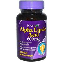 Natrol Natural Alpha Lipoic Acid 600mg 3x 30 CAP