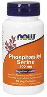 Now Foods Phosphatidyl Serine 100mg, 60 caps 2 Pack