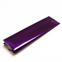 50ea - 3-1/4 X 2-1/2 X 13 Purple Foil Gusset Bag-Pkg - 5.4 mil Thick Gusset - 2 1/2"