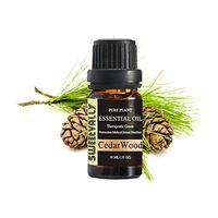 Cedarwood Essential Oil, Organic Pure Essential Oil - Topically Applied in Diffuser, Humidifier, Massage, Skin & Hair Care, Cleaning (10ml)