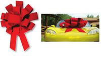 RED Velvet Car Bow