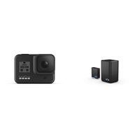 GoPro HERO8 Black Waterproof Action Camera with Touch Screen & GoPro Dual Battery Charger + Extra Battery Bundle