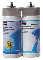 Rubbermaid Commercial 3485949 Microburst Duet Refills, Gentle Breeze/Linen Fresh, 3oz, 4/Carton