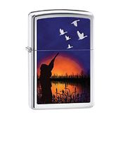 Zippo Duck Dynasty Lighter Outdoor Indoor Windproof Lighter Customize Personalized Engrave Message on Backside (Duck Hunting)