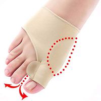 Maskso Ingrown toenail 1 Pair of Comfortable Soft Bunion Protector Finger Smooth Silicone Finger Separator Concealing Thumb Foot Suitable for Care Hallux valgus