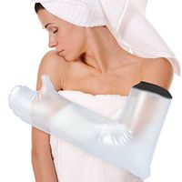 Arm Cast Cover for Shower Adult, Waterproof Full Arm Cast Protector and Reusable Sealed Cast Bandage to Keep Wound and Bandages Dry, Fit The Finger Hand Wrist, No Mark on Skin-Full Arm Size