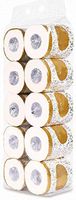 AVASAGS toilet paper 10 rolls 3-ply toilet paper bathroom tissue bathroom white soft for home hotel toilet paper