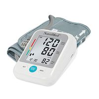 Blood Pressure Monitor Accurate Pulse Rate Monitoring Automatic Electronic Monitors Bp Tracking Machine Arrhythmia Detection Best Health Kit LCD Screen (Premium Arm Cuff)
