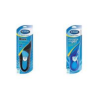 Dr. Scholl’s Comfort and Energy Work and Energy Massaging Gel Insoles for Men Bundle