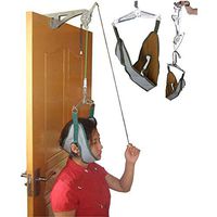 HMAMERÂ Door Cervical Traction Set - Cervical Traction Frame Door Suspension and Physiotherapy Device Neck Pain Relief Door Cervical Traction Set
