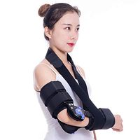 LXT PANDA Hinged ROM Elbow Brace with Strap, Elbow ROM Brace- Hinged Elbow Brace for Post Op Elbow Fracture Rehabilitation, Right or Left.