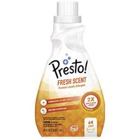 Amazon Brand- Presto! Concentrated Liquid Laundry Detergent, Fresh Scent, 64 Loads, 48 Fl. Oz.