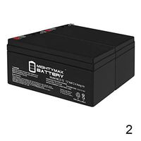 Mighty Max Battery ML3-12 12V 3.4Ah Replacement for Aquatec Fortuna Bath Lift Wheelchair - 2 Pack Brand Product