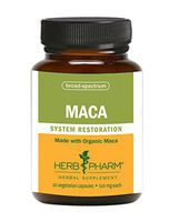 Herb Pharm Organic Maca - 60 Vegetarian Capsules