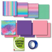 Cricut Infusible Ink Patterned Transfer Sheets, Watercolor Splash, Mermaid Rainbow, Purple and Pink Bundle