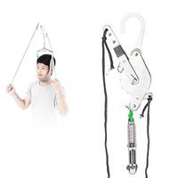 Huakii Adjustable Neck Brace Cervical Traction Fixation Gear Neck Correction Stretcher Pain Relief Neck Traction Device