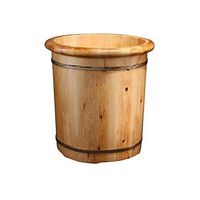 Foot Tub ,Cedar Foot Bath Barrel with lid,Foot Spa Wooden Tub Relieve Fatigue, Old Man Can Use