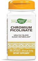 Nature's Way Chromium Picolinate, 200mcg, 100 Capsules (Pack of 4) (Packaging May Vary)