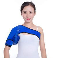 HSRG Shoulder Brace Support with Adjustable Sleeve, Inflation Pressure Pad for Shoulder Impingement Syndrome, Dislocated Joint,Tendonitis, Arthritis,Left,L