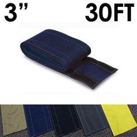 3" SafCord Carpet Cord Cover - Length: 30FT - Color: Blue | Works only on Barber and Loop Style Carpet and Rugs