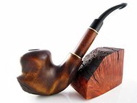 Long Tobacco Smoking Pipe "Dali 2" Handcrafted Pear Wood and Cooler Filter!