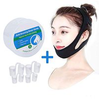 Anti Snoring Chin Strap, Airing Nose Vents-Stop Snoring Sleep Aid for Men and Women, Ajustable Stop Snoring Solution Snore Reduction Sleep
