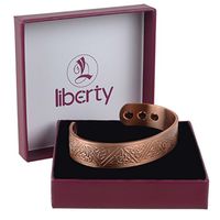Jedi Extra Large 6 Magnet Copper Liberty Health Bracelet
