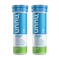 Nuun Active: Lemon+Lime Electrolyte Enhanced Drink Tablets(2-Pack of 10 Tablets)