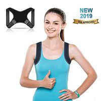 PRADISK Posture Corrector Back Brace for Men & Women,Invisible Lightweight Comfortable Adjustable Shoulder Support,Physical Therapy Improve Posture of Teenager & Adult,Effectively Upper Back Pain Reli