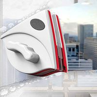 LZH FILTER Magnetic Double Side Glass Cleaning Brush, Home Magnetic Window Cleaner Tools, Strong Magnet, Safety Fall Protection Sling(15-24MM)