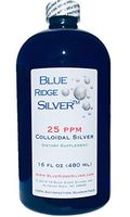 Blue Ridge Silver 25 ppm 16 oz Colloidal Silver Natural Immune Support Health Supplement