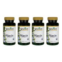 Swanson Niacin 100 mg 250 Tabs 4 Pack