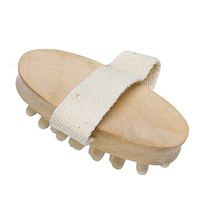 Secret Love Natural Wood Wooden Hand-Held Massager Body Brush Cellulite Reduction (S)