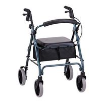 Rollator Zoom 22 Aluminum Rolling Walker Weight Capacity 300 lbs (Green)