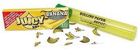 Juicy Jay's 1 1/4 Rolling Papers - Banana Flavored - 6 Packs with RPD Kewltube