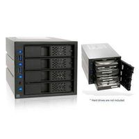 ICY DOCK FlexCage MB974SP-2B Tray-less 4 x 3.5 Inch HDD in 3 x 5.25 Inch Bay SATA Cage - Front USB 3.0 Hub