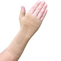 OrthoSleeve  WS6 Sports Wrist Compression Sleeve (Natural, X-Large)