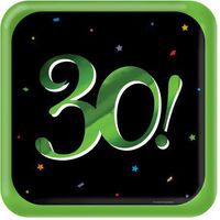 Creative Converting 30 Birthday Milestones Dessert Plates (8ct)