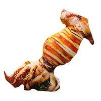 Meidexian888 3D Pillow,3D Funny Grilled Squid Shape Digital Print Comfort for Home Decoration