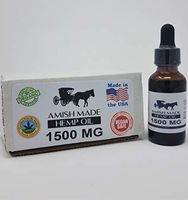 Amish Made Hemp Oil 1500mg :: Hemp Oil for Pain :: Stress Relief, Mood Support, Healthy Sleep Patterns, Skin Care