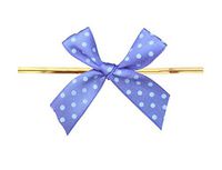 9 Color Thistle Gift Bows,Twist Tie Bows for Bakery Candy Lollipop Cello Bag(50 Pack)