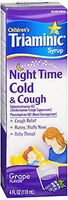 Triaminic Cold & Cough, Night Time, Syrup, Grape Flavor, 4 Oz
