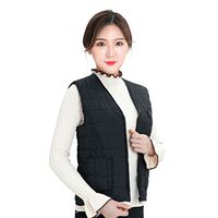 Electric Heating Vest, Lightweight 35-55 Degrees Heated Jacket, Comfortable Cold-Proof Heating Clothes Winter Warmer for Outdoor Hiking Camping - XXXL