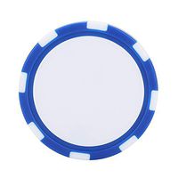 Keenso Golf Poker Chip Golf Ball Markers are Removable Marker Poker Chip Size Standard Golf Rangefinder (Blue)