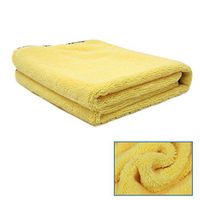 YOEDAF Microfiber Car Cleaning Cloth, Super Absorbent Car Drying Towel Magic Car Washing Cloth, Car Microfibre Towel for Wash Waxing Polishing and Drying Detailing Dusting(Yellow)