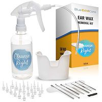 Cleanse Right - Ear Wax Removal Kit- 20 Disposable Tips! - Safe, Easy to Use - Cleaner Tool to Remove Ear Blockage - Irrigation Device for Adults, Kids